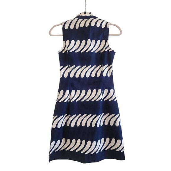 Sail to Sable NWT xxs navy  and white sheath dress - Picture 2 of 8